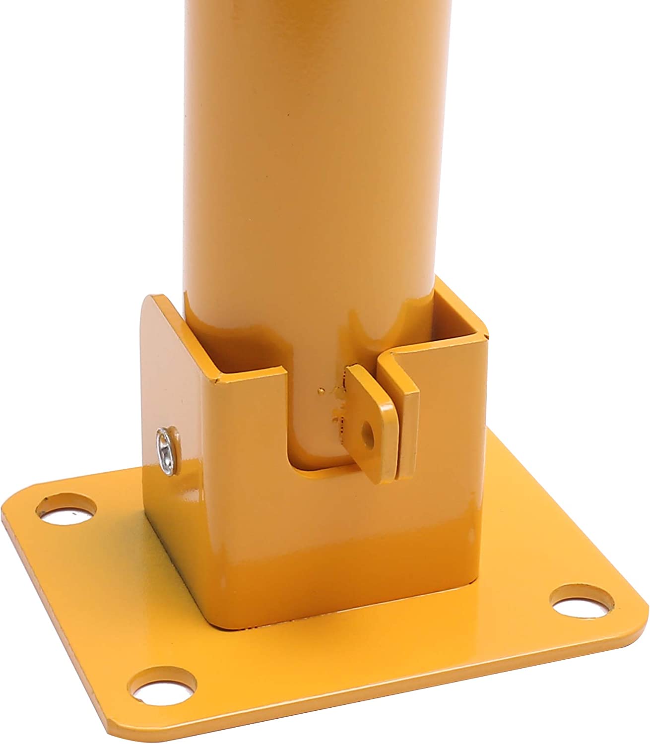 161895 TOPWAY Car Parking Space Lock Bollard Yellow & Black Budget 600mm