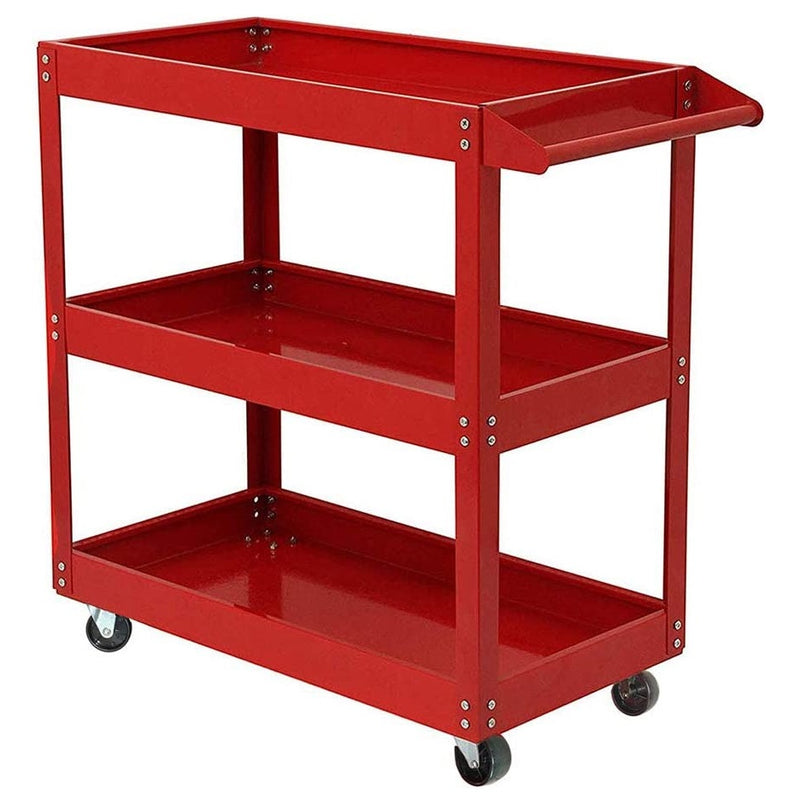 T415020 3 Tier Shelf Tool Cart Storage Wheel Trolley