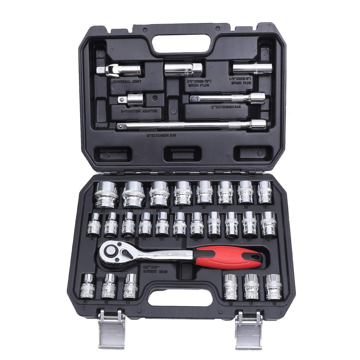 KATSU 32-Piece Socket Set 1/2"