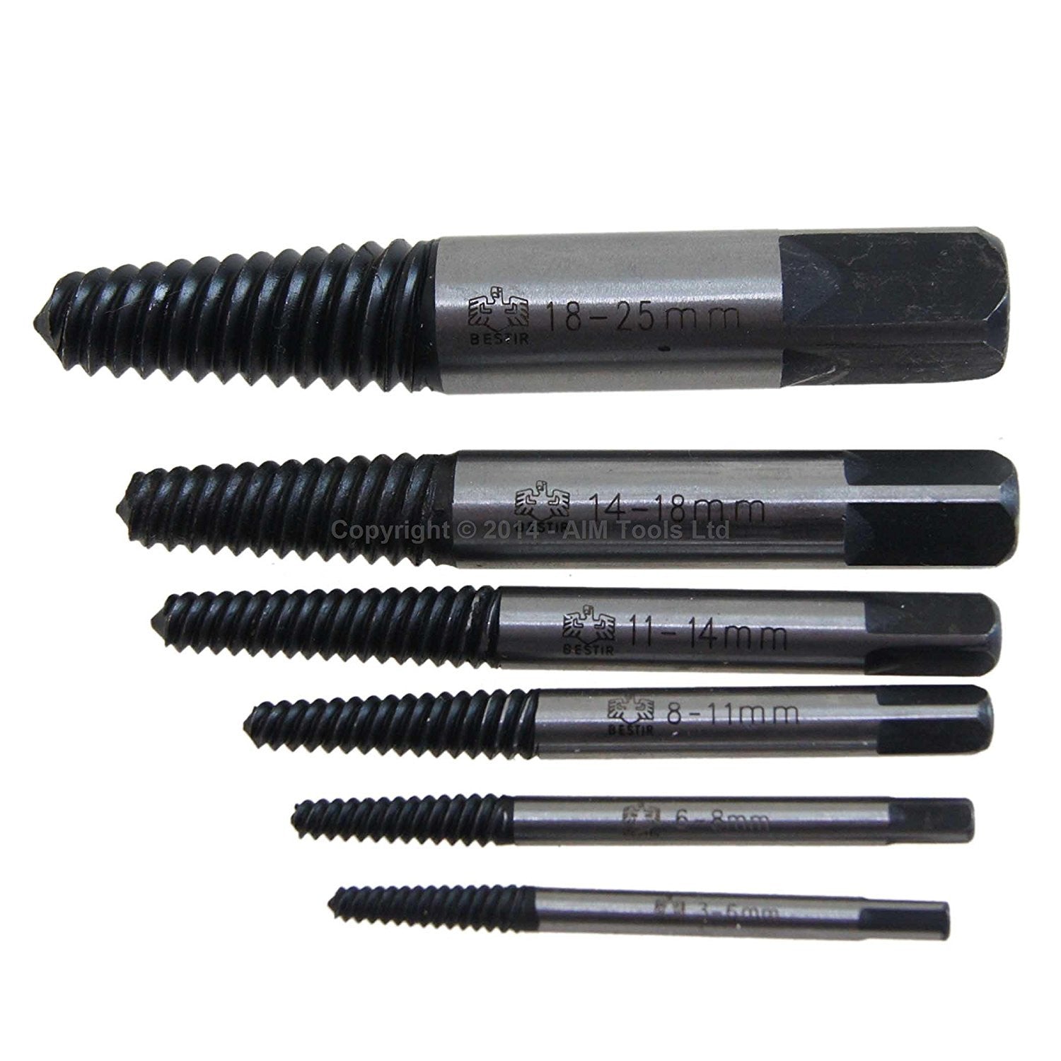 40410513 12PC Broken Screw Stud Extractor