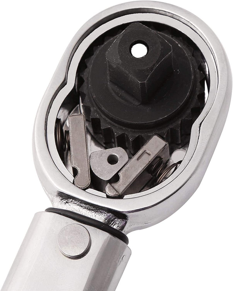 423900 KATSU 1/2-Inch Drive Click Torque Wrench Socket Ratchet Handle 28-210Nm