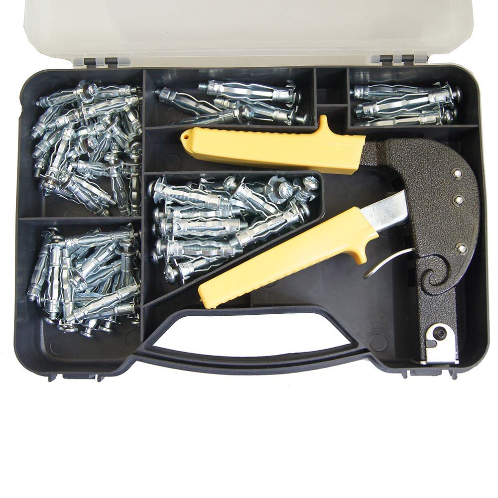 405504 Plasterboard Anchors Pliers Fixing Tool Kit 72PC