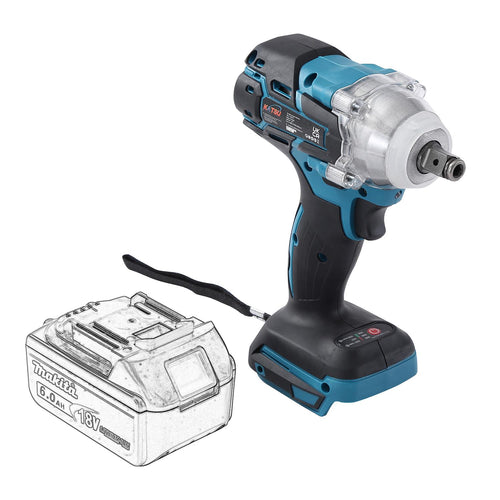 KATSU FIT-BAT 21V Impact Screwdriver Wrench, 400Nm Cordless Impact Brushless Motor Without Battery