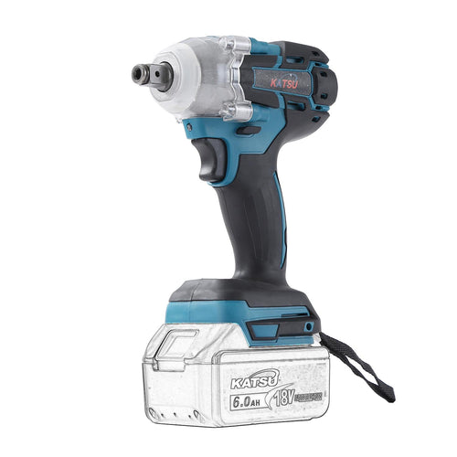 KATSU FIT-BAT 21V Impact Screwdriver Wrench, 400Nm Cordless Impact Brushless Motor Without Battery