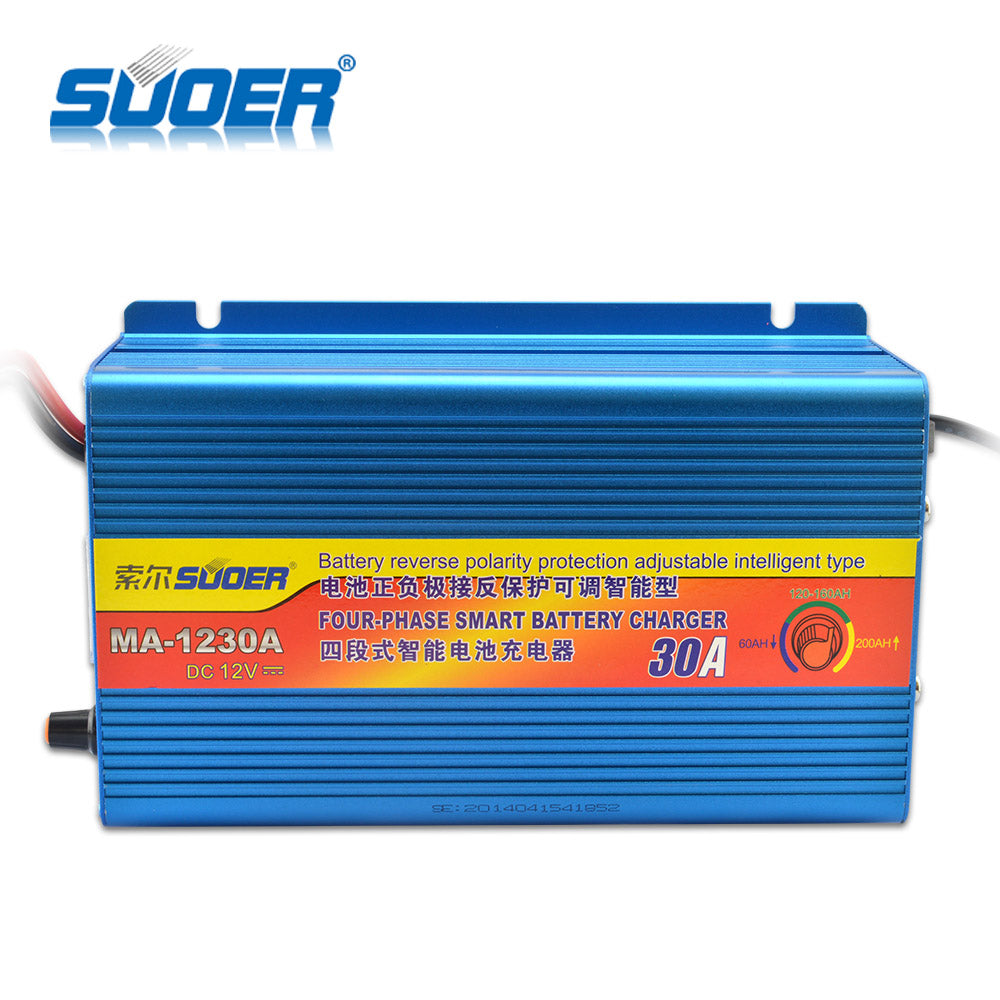 452124 12V 30A Smart Universal Car Battery Charger