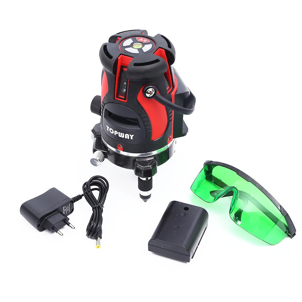 311515A Laser Level 5 POINTS Green Light TOPWAY