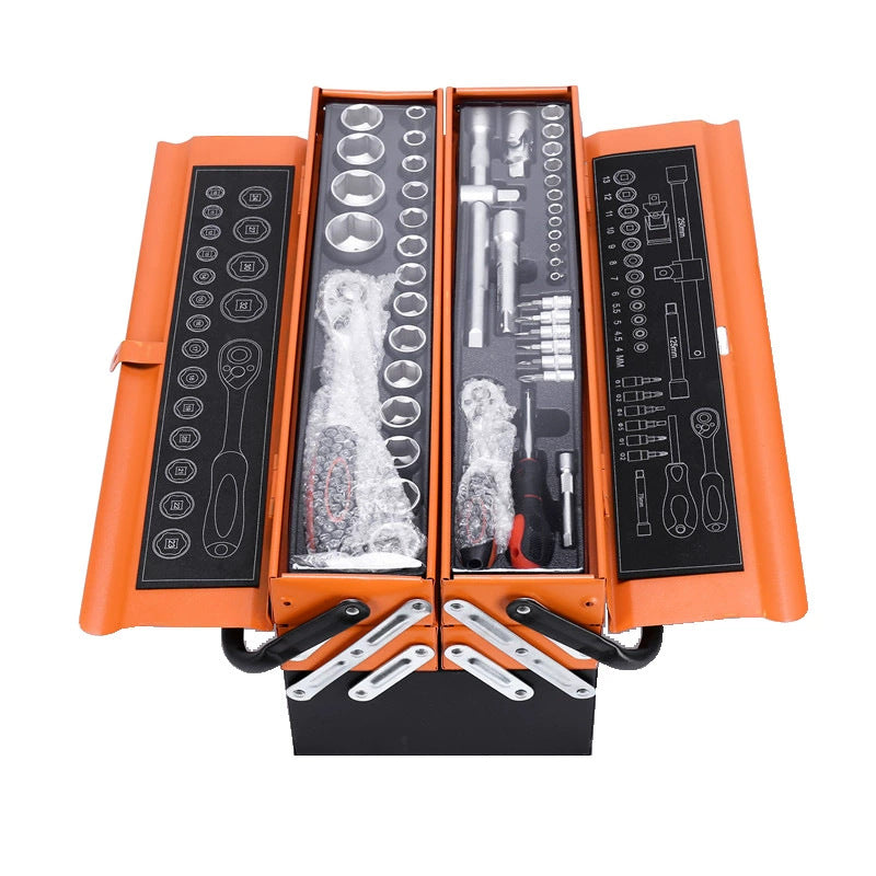 Socket Set 85PCS with Pliers & Spanners in Steel Case