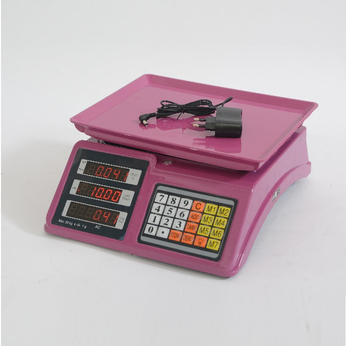 Digital Pricing Scale 30kg Plastic Pan Ykng