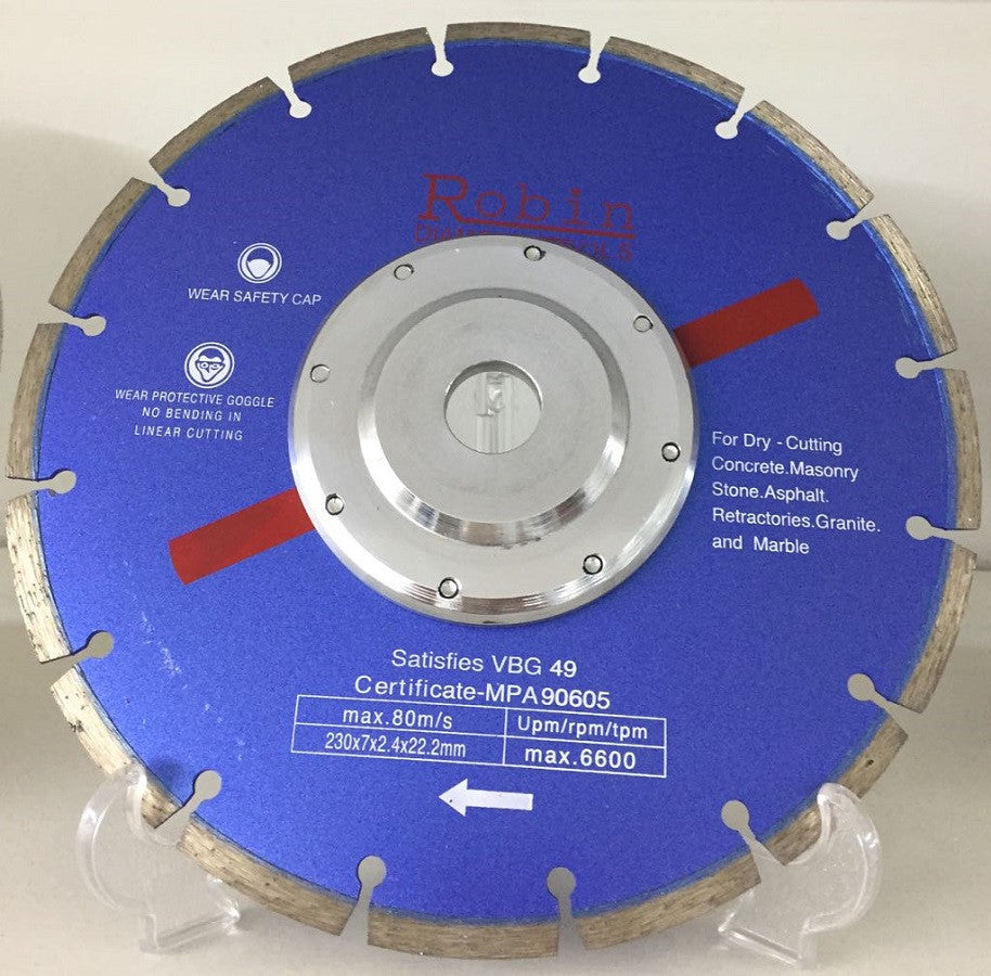 Diamond Disc Seg W/F 230mm