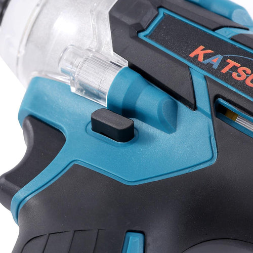 KATSU FIT-BAT 21V Impact Screwdriver Wrench, 1/2 Inch 400Nm Cordless Impact Brushless Motor Without Battery