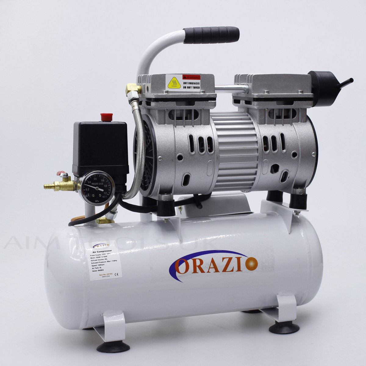 241183 Silent Air Compressor 9L ضاغط هواء صامت 9 ليتر