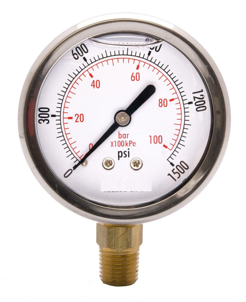 SP230933 Hydraulic Pressure Gauge Bottom 100mm
