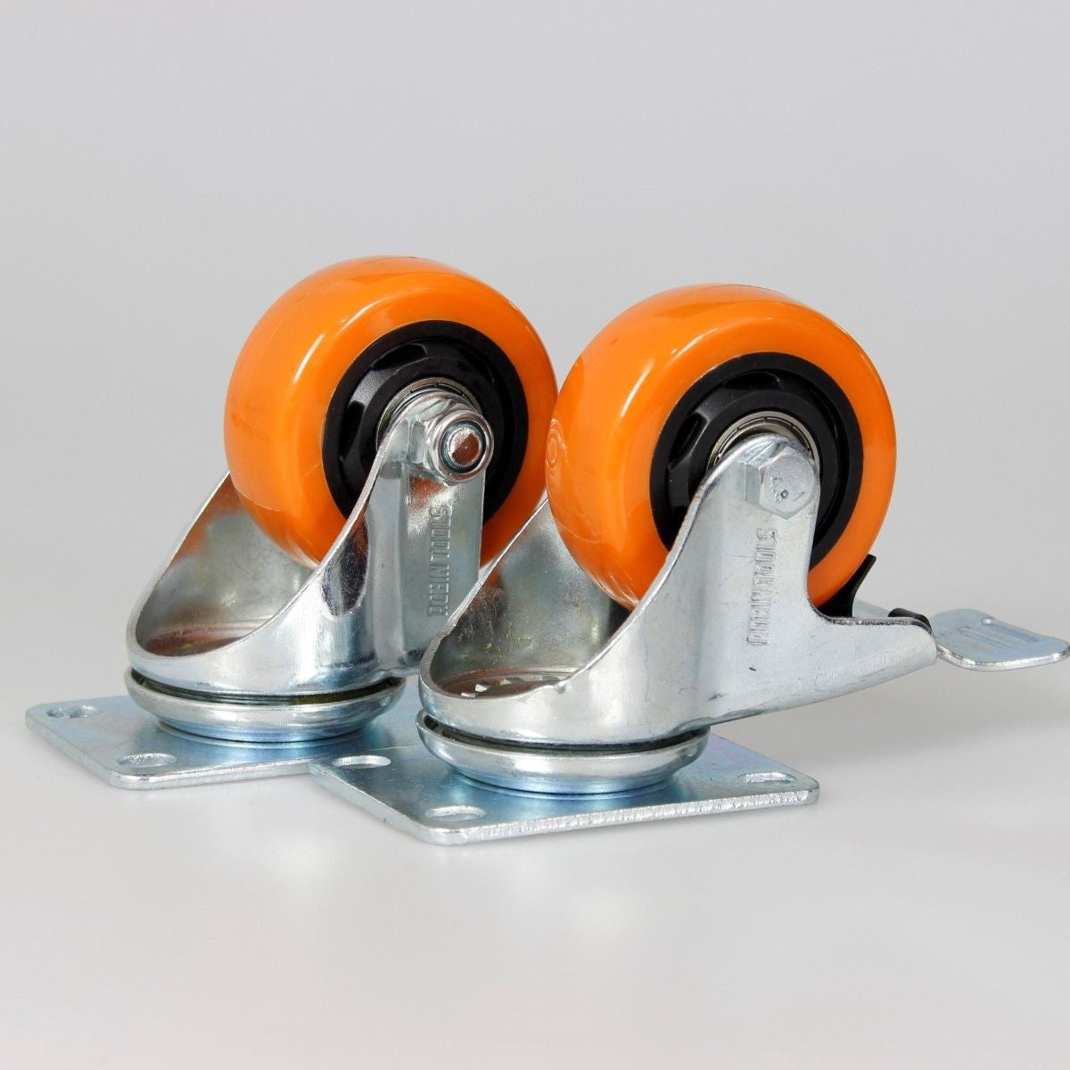 Orange Wheel Swivel Brake