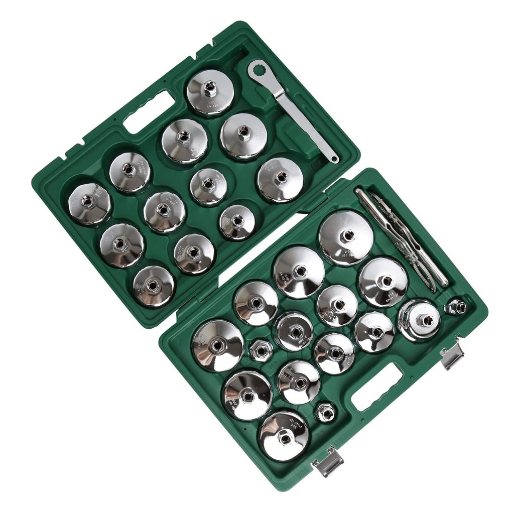 31Pc Oil Filter Wrench Set Cup Type Aluminium
