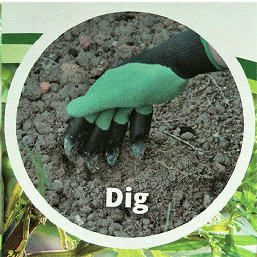 Garden Gloves Plastic Fingers Right Side only
