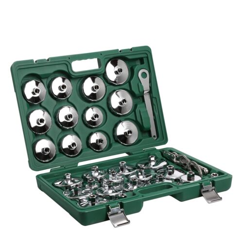 31Pc Oil Filter Wrench Set Cup Type Aluminium