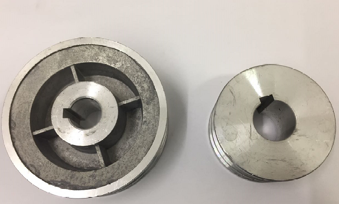 SP991002 Aluminium 13mm Double Belt Bored Pulley